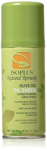 Isoplus Natural Remedy Olive Oil Sheen Conditioning Hair Spray, 2 oz Beauty & Personal Care Isoplus