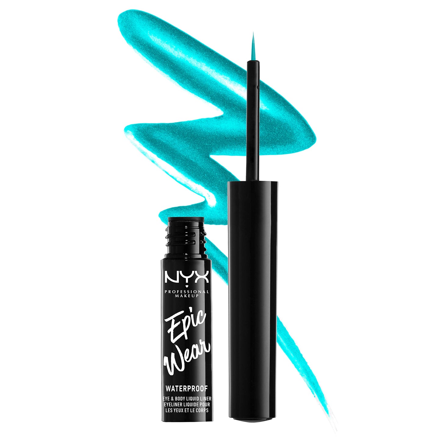 NYX Professional Makeup Epic Wear Metallic Liquid Liner, Long-Lasting Waterproof Eyeliner - Teal Metal Beauty & Personal Care NYX PROFESSIONAL MAKEUP