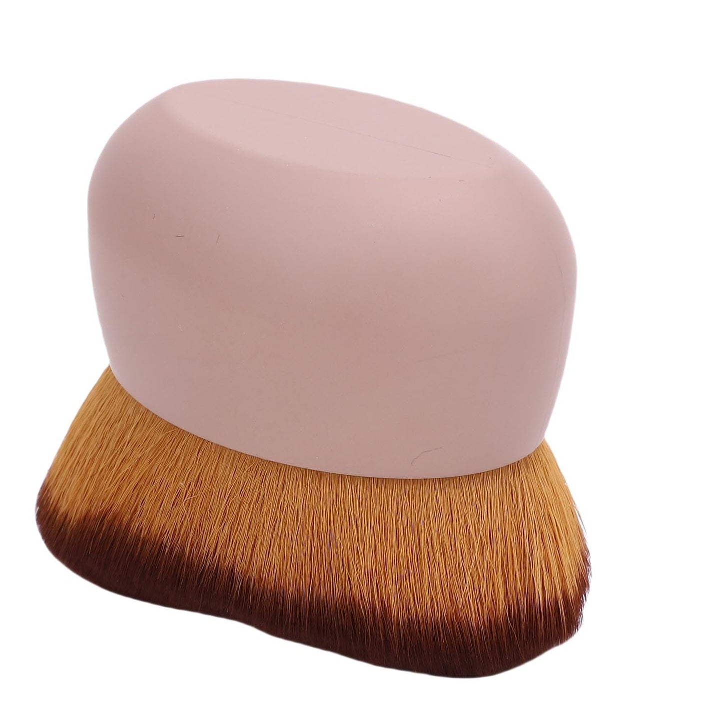 BRRNOO Large Tanning Brush, Self Tanner Brush Face Body Soft Hair Wave Shaped Brush Head Tan Applicator Blend Brush with High Density Soft Brush Hair Beauty and Personal Care Brrnoo