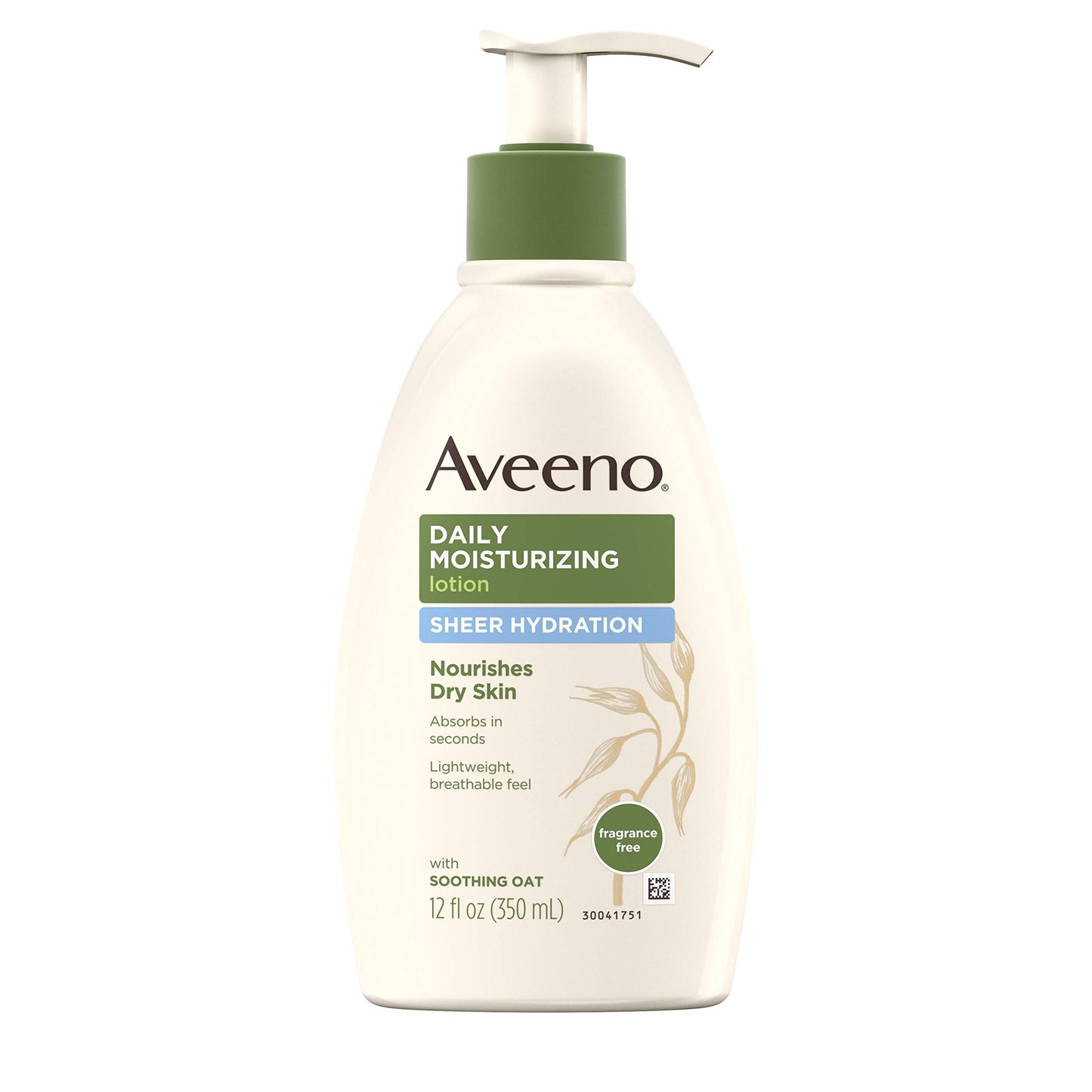 Aveeno Sheer Hydration Daily Moisturizing Lotion For Dry Skin With Soothing Oat, Lightweight, Fast-Absorbing & Fragrance-Free Intense Body Beauty & Personal Care Aveeno