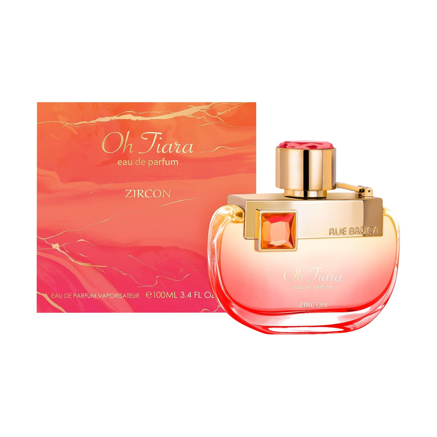Rue Broca Oh Tiara Zircon Eau de Parfum For Women, 3.4 Fl. Oz - Sweet Fruity Floral Long-Lasting Fragrance Beauty & Personal Care Rue Broca