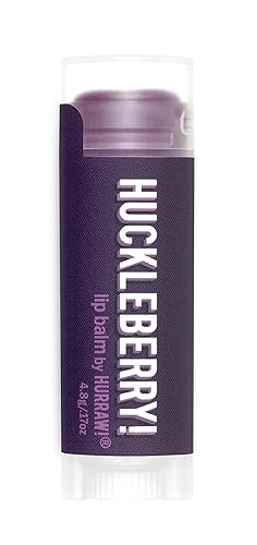 Hurraw! Huckleberry Lip Balm: Organic, Certified Vegan, Cruelty and Gluten Free. Non-GMO, 100% Natural Ingredients. Bee, Shea, Soy and Palm Free. Made Beauty & Personal Care HURRAW!