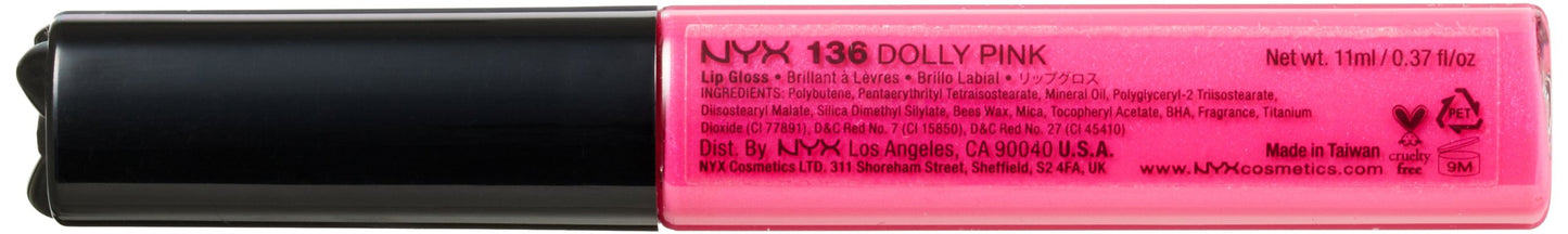 NYX Professional Makeup Mega Shine Lip Gloss, Dolly Pink, 0.37 Ounce Beauty & Personal Care NYX PROFESSIONAL MAKEUP