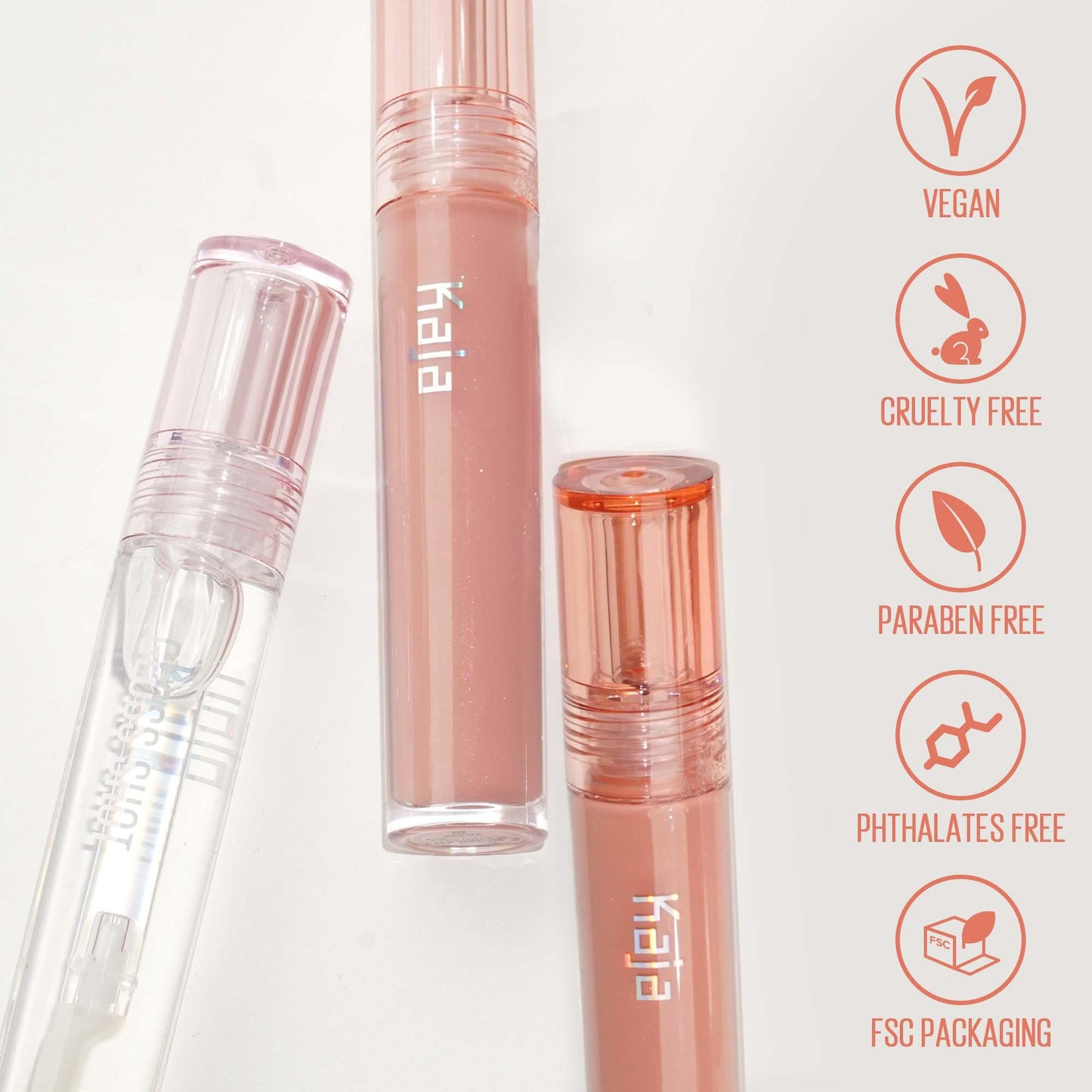 Kaja Lip Gloss - Gloss Shot - with Jojoba Oil, Tinted Shimmer, Hydrating, Non-sticky, Juicy, Nude, Plumper Looking Lips, 02 Milk Tea, 0.14 Fl Oz Beauty and Personal Care Kaja