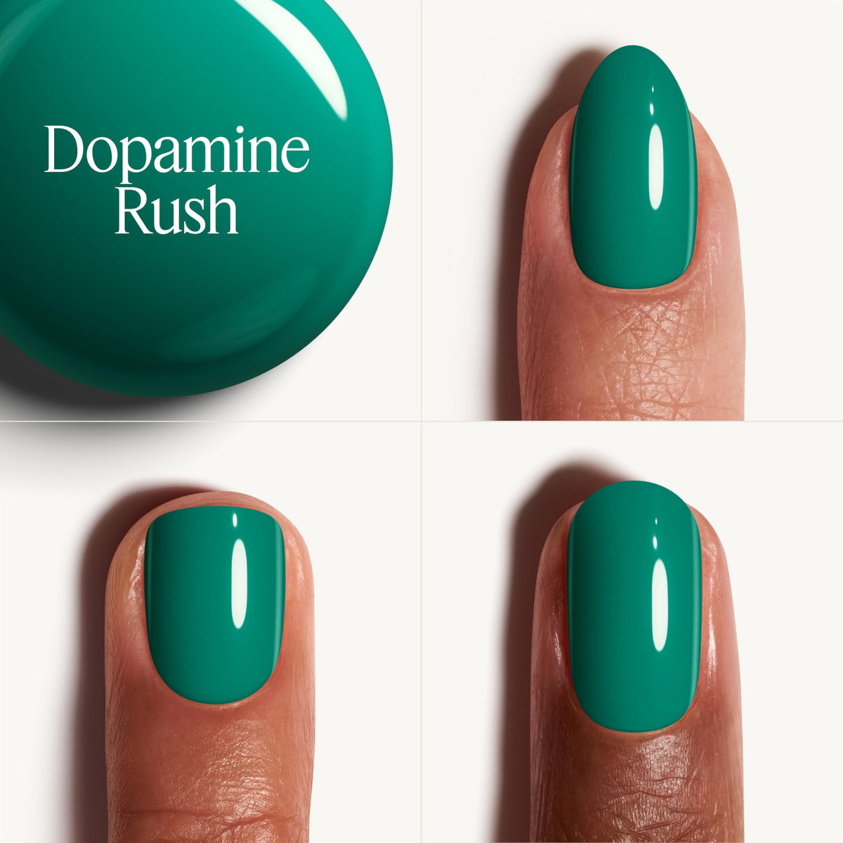essie Gel Couture Nail Polish, Long Lasting Green Nail Polish, Vegan, Dopamine Rush, 0.46 fl oz