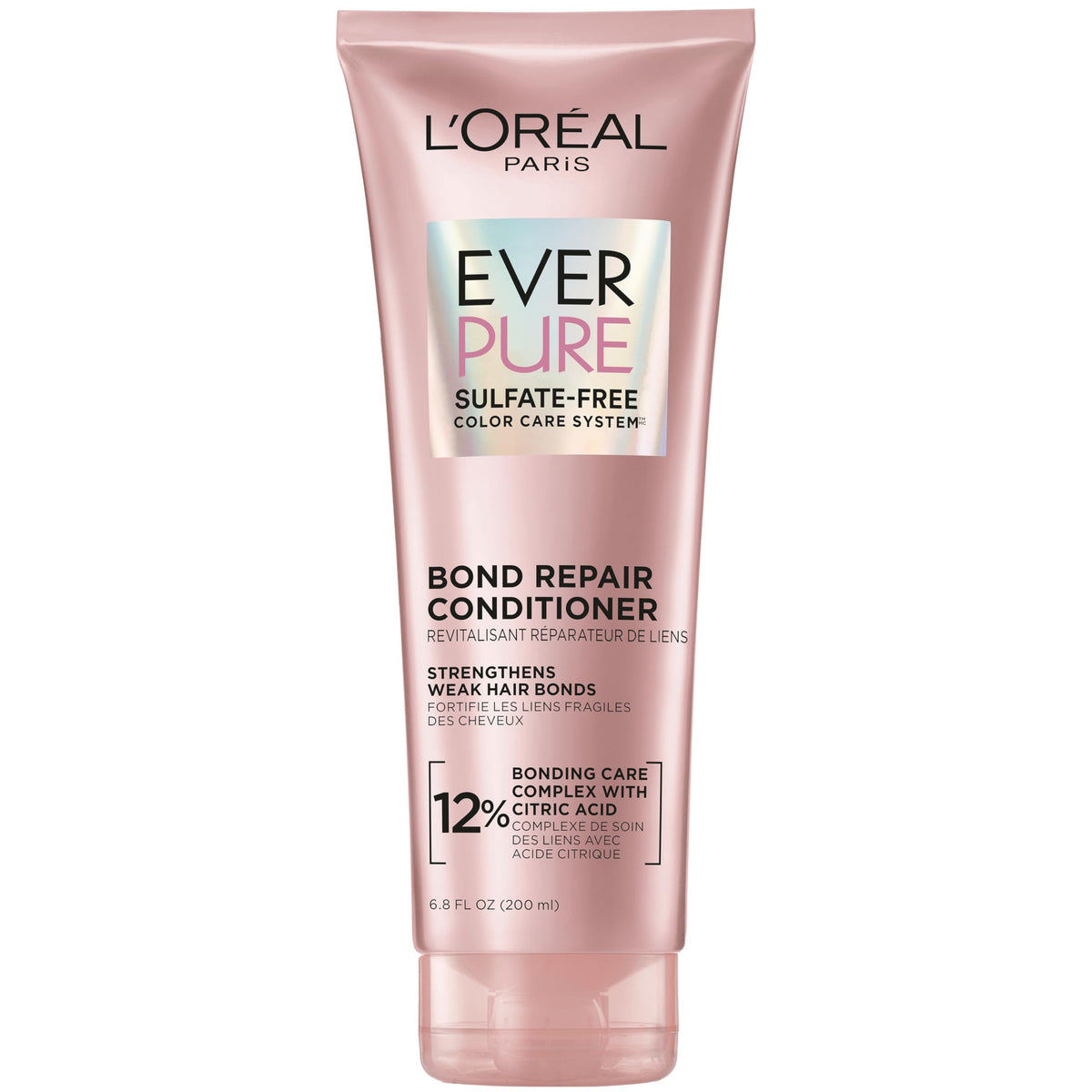 L'Oreal Paris Bonding Conditioner for Color Treated Hair, Strengthen and Repairs Weak Hair Bonds, Sulfate Free & Vegan Hair Care, EverPure, 6.8 Fl Oz Beauty & Personal Care L'Oreal Paris