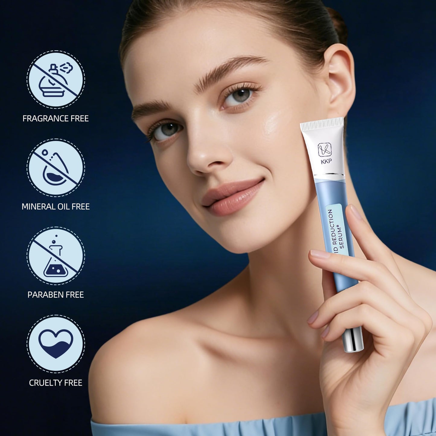 KKP Rapid Reduction Eye Serum & Face Lift Cream - Visibly Reduces Under-Eye Bags, Wrinkles, Dark Circles, Fine Lines & Crow's Feet Instantly, Anti Beauty & Personal Care Nabevin