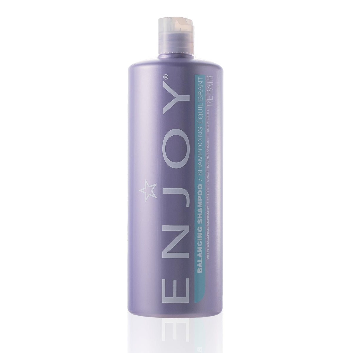 Enjoy Balancing Shampoo, Sulfate-Free Strengthening Formula, Gently Cleanses and Controls Frizz for All Hair Types, Smoothness and Shine with Cleanse