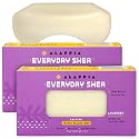 Alaffia Bar Soap, Lavender 2-Pack - Handcrafted, Triple-Milled, Long-Lasting Everyday Shea Butter Soap, 8 Oz Each Beauty & Personal Care Alaffia