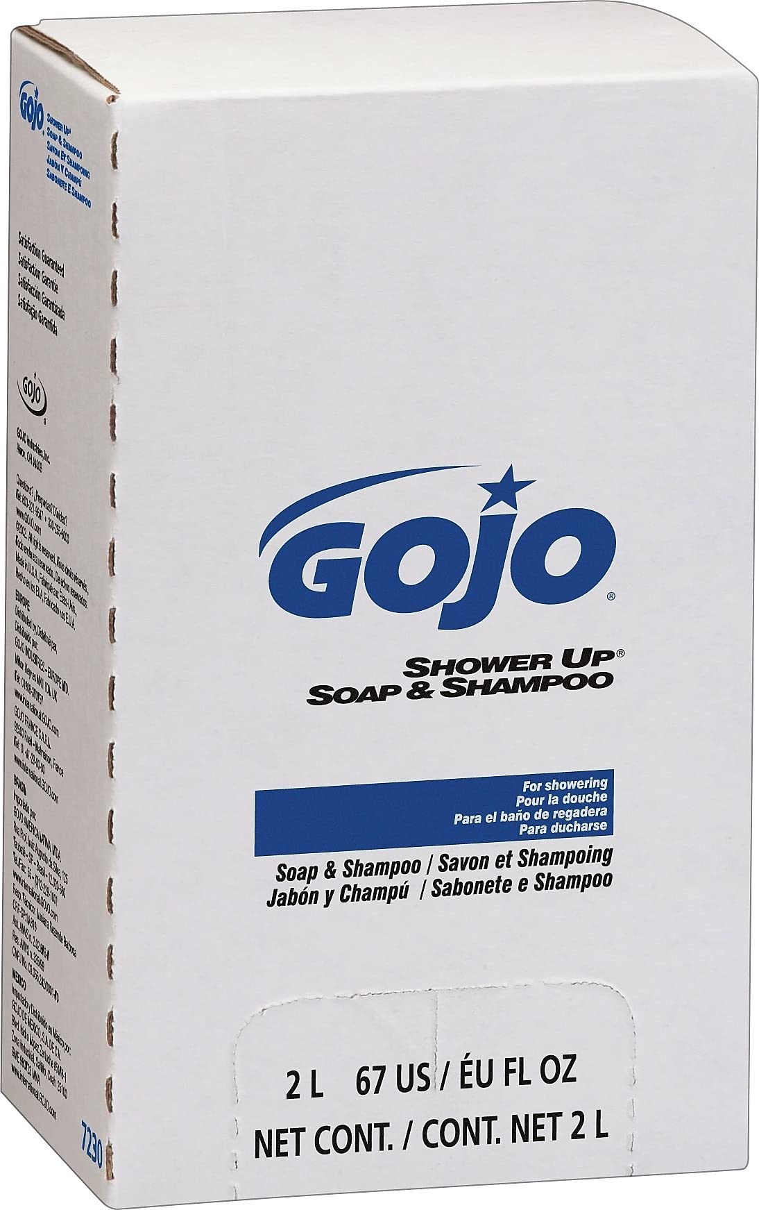 GOJO Shower Up Soap and Shampoo, 2000 mL, 4/CT (GOJ 7230) Beauty & Personal Care GOJO