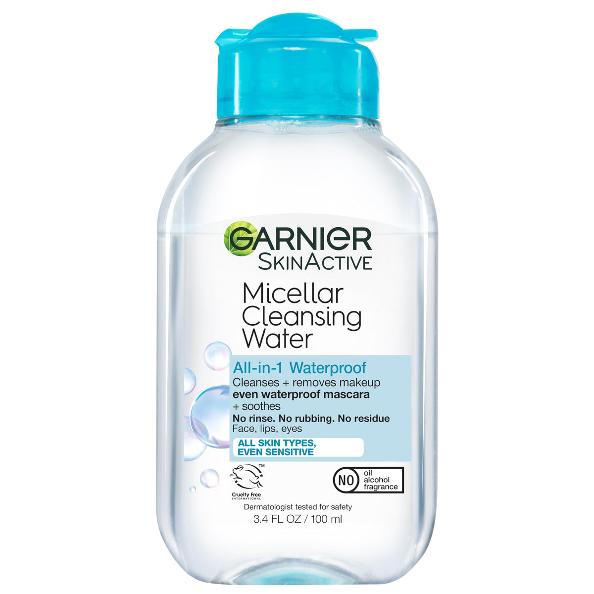 Garnier Micellar Water Travel Size Take-off Kit, All-In-1 Facial Cleanser & Makeup Remover, Mini All-In-1 Micellar + Mini Remover for Waterproof