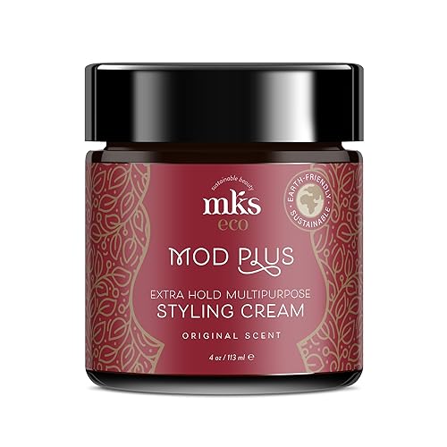 MKS eco Mod Plus, Original Scent - 4 oz - Multipurpose Styling Cream - Hemp Seed Oil, Moroccan Argan Oil - Vegan & Cruelty Free Beauty & Personal Care Earthly Body
