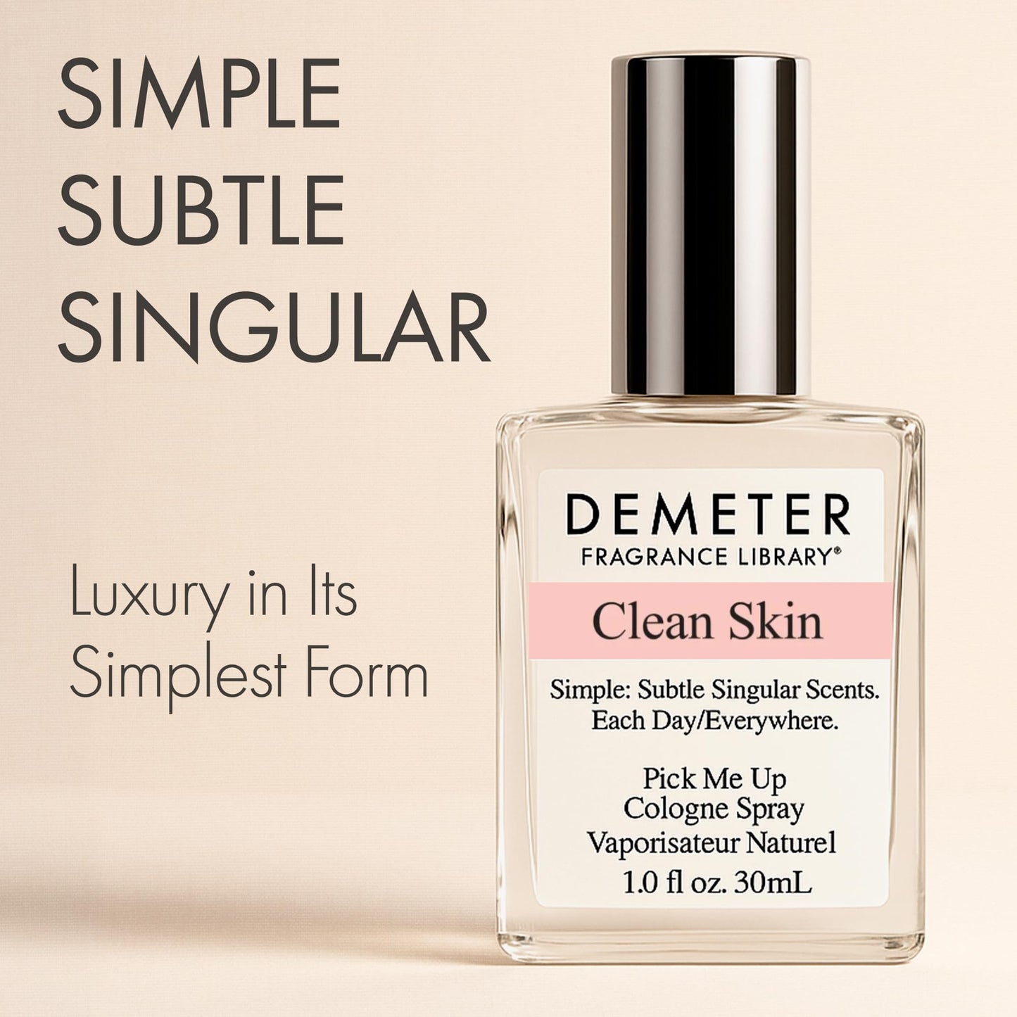 DEMETER Natural Perfume Spray Cologne for Women, Clean Skin, 1 oz Beauty & Personal Care DEMETER
