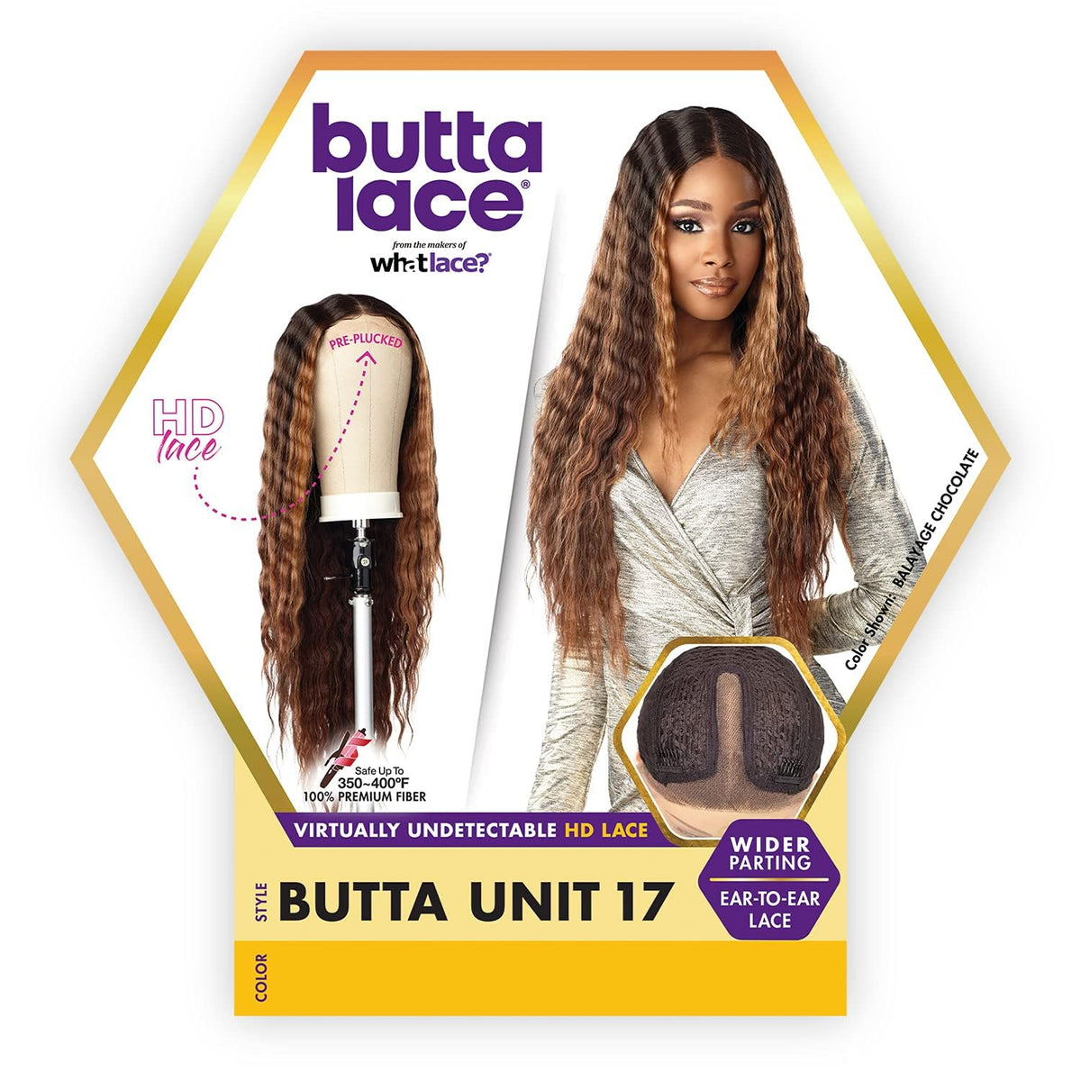 Sensationnel Butta LaceWig-Unit 17, BALAYAGEGOLD
