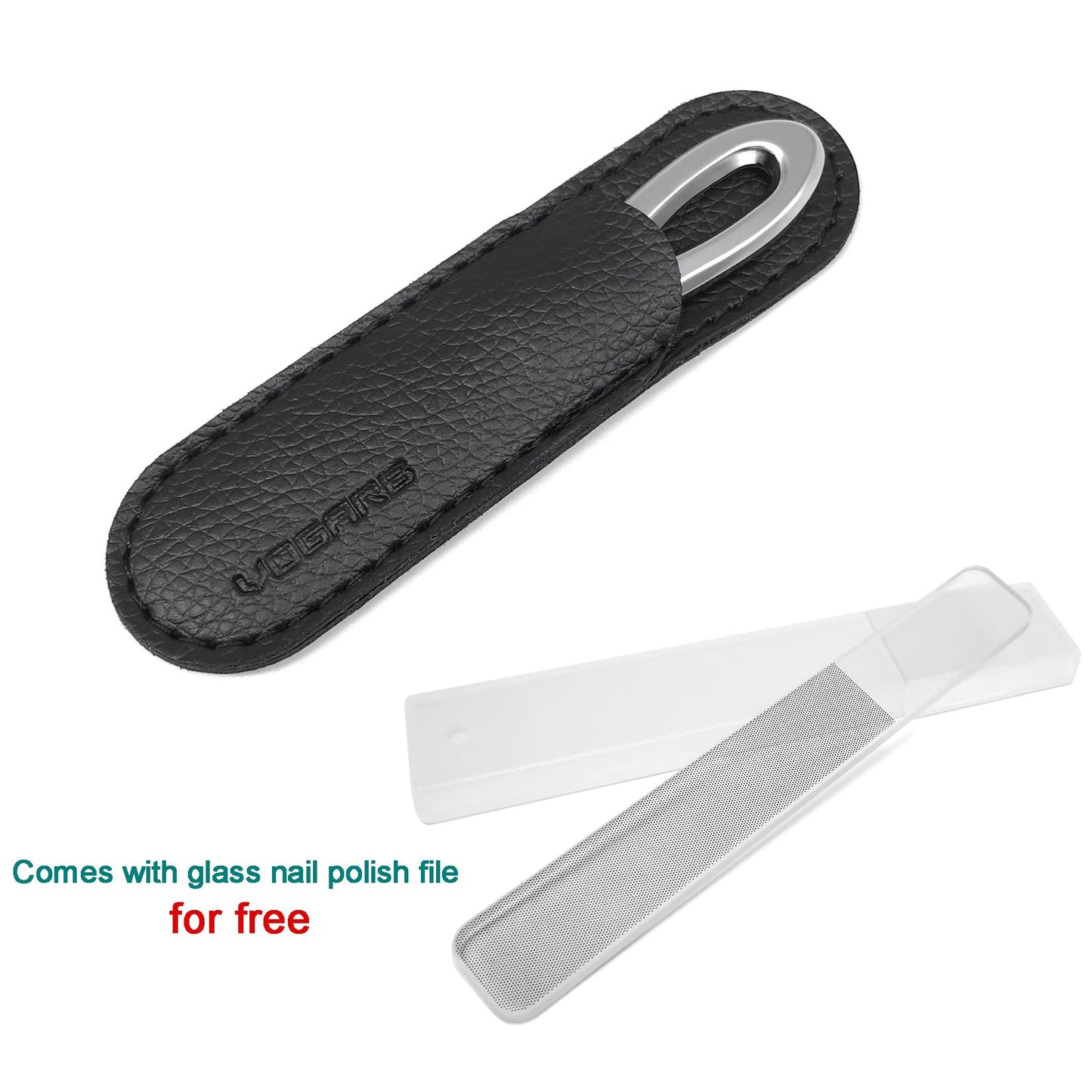 VOGARB Travel Nail Files for for Thick Toenails, 3.6 Inch Diamond Nail File for Natural Nails, Double Sided 180 Diamond Grits Emery Boards for Men Beauty & Personal Care VOGARB
