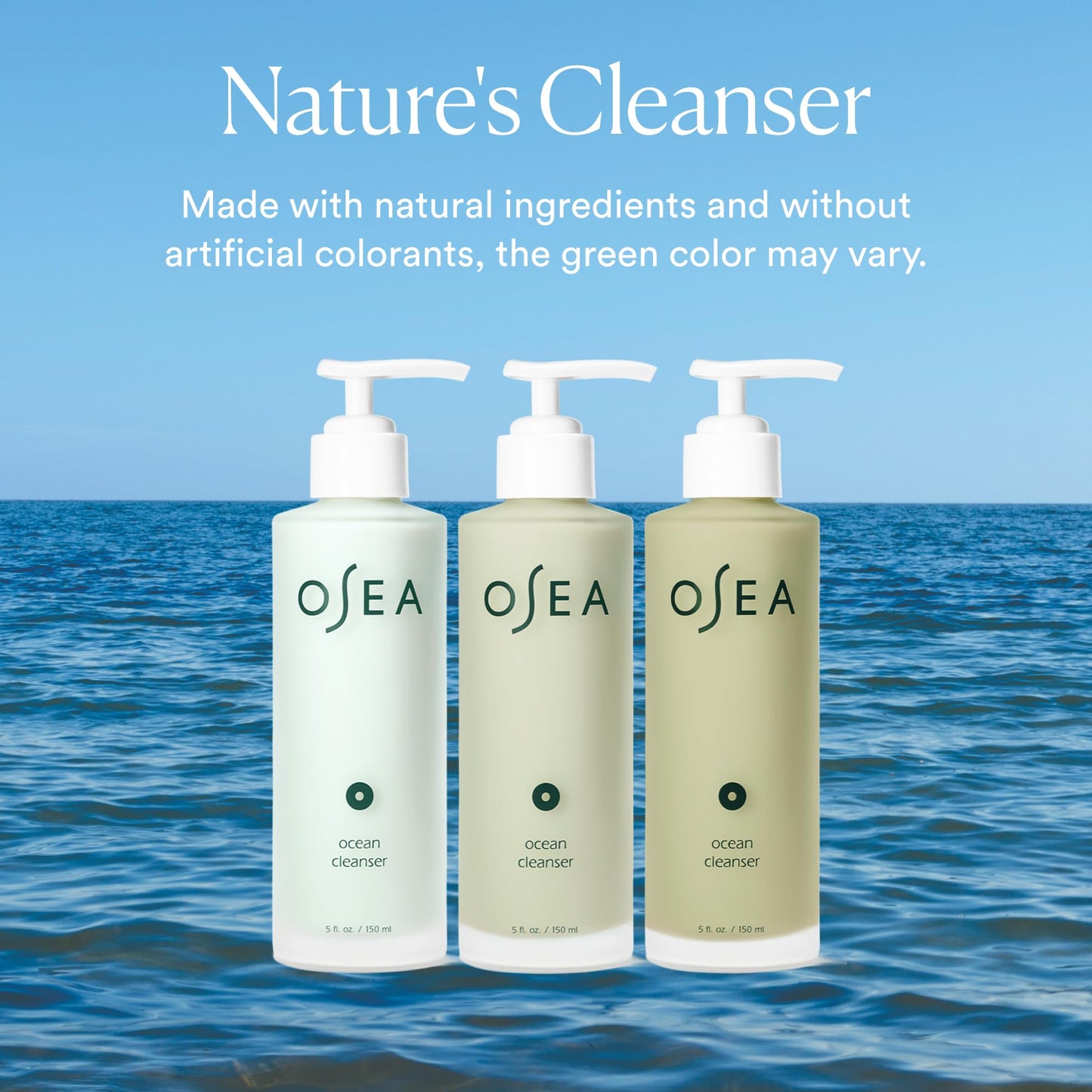 OSEA Ocean Cleanser 5 oz - Nourishing Facial Cleansing Gel - Mineral-Rich Face Wash - Gentle Face Cleanser - Clean Beauty Skincare - Vegan Beauty & Personal Care OSEA