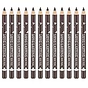 Go Ho 12 PCS Dark Brown Eyebrow Eyeliner Pencils,Sweatproof Eyebrow Pencil,Long-lasting Nice Color Eye Brow Gel Pen Makeup Brow Tint Sticks?Dark Beauty & Personal Care Go Ho