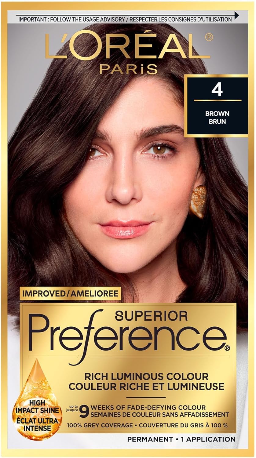 L’Oreal ParisSuperior Preference - 4 Dark Brown 1 Each (Pack of 6) Beauty & Personal Care L'Oreal Paris