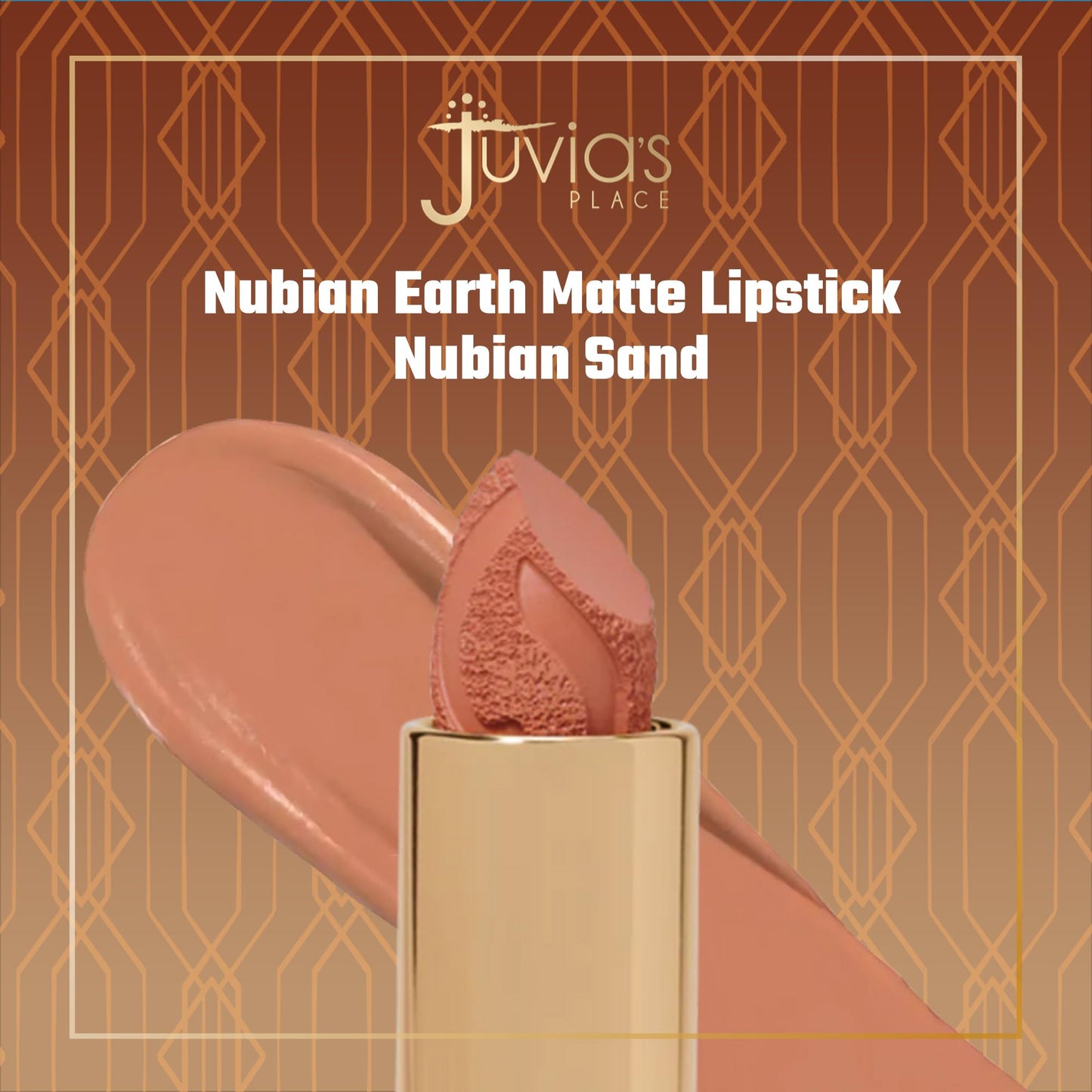 Juvia's Place Nubian Earth Matte Lipstick Nubian Sand - Hydrating, Long-lasting, Richly Pigmented Lip Makeup, Creamy Lipstick with Matte Finish, Beauty & Personal Care Juvia's Place