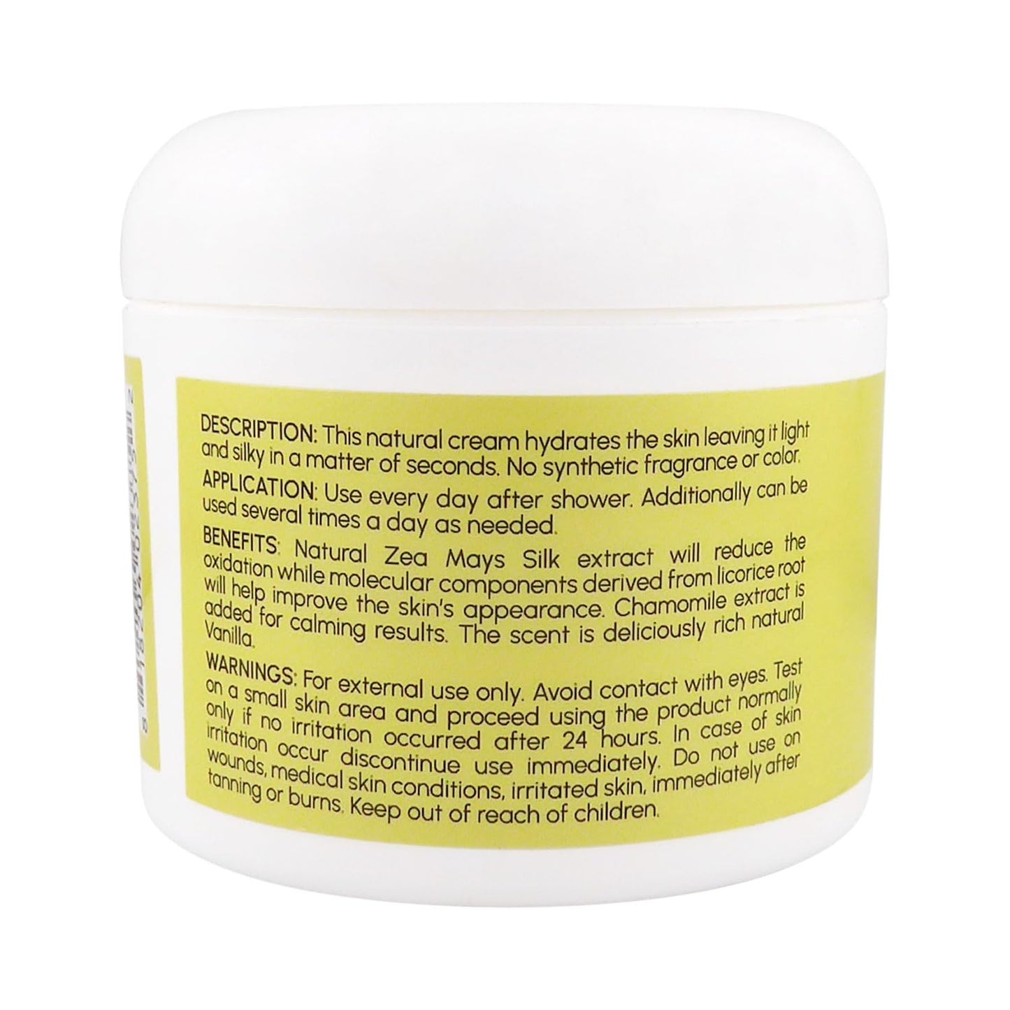 Epifit Instant Silkening Body Cream with Natural Vanilla & Chamomile Extract, 4 oz (118 ml) Beauty and Personal Care Epifit