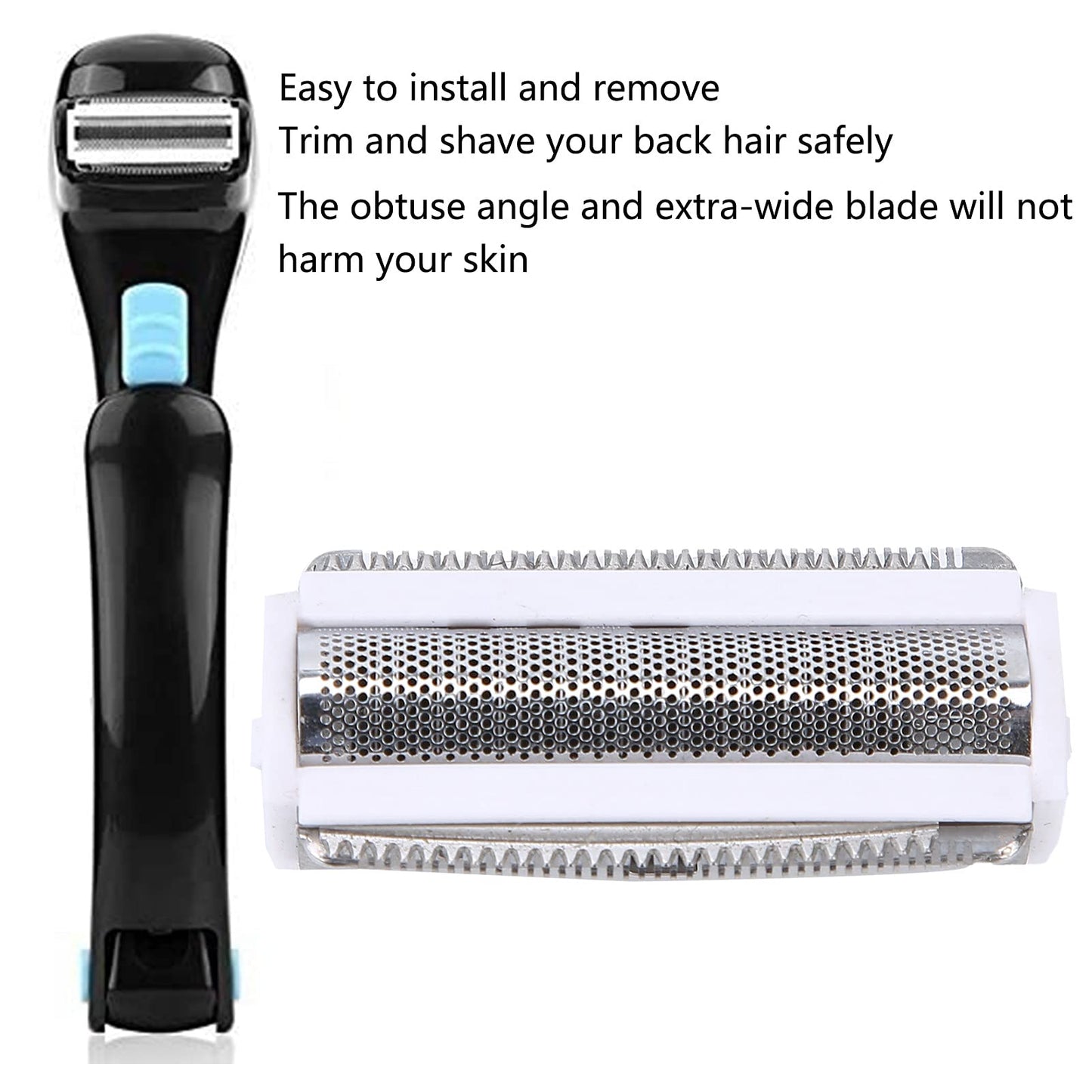 KENANLAN Electric Back Shaver Replacement Foil Head,Professional Portable Replacement Foil Head Accessory for Body Back Hair Grooming JM05276 Beauty and Personal Care KENANLAN