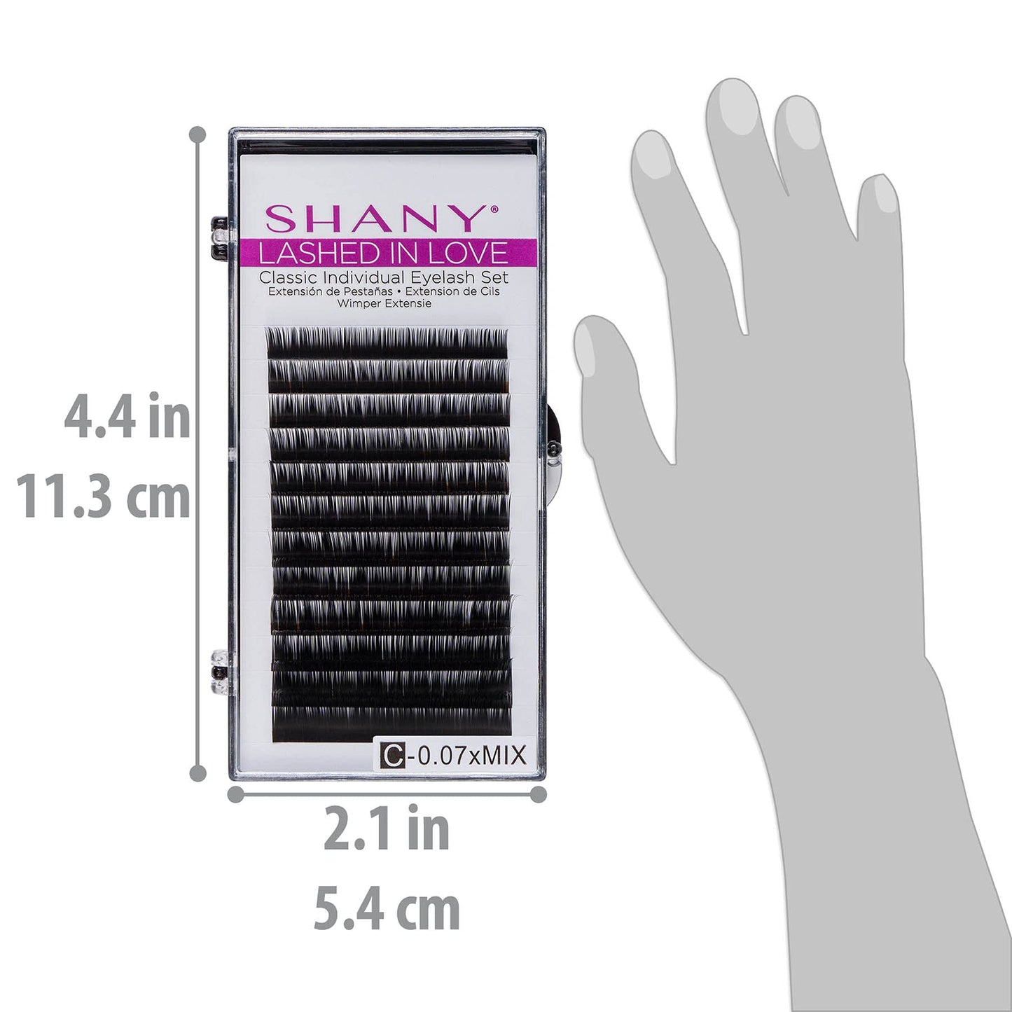 SHANY Cosmetics Shany Lashed In Love Colorful Individual Eyelash Set - Individual 3d Voluminous & Weightless Faux Mink Lash Extensions - Multi-color Beauty & Personal Care SHANY
