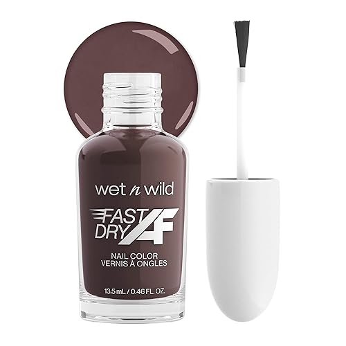 wet n wild Fast Dry AF Nail Polish, Quick 40 Second Dry Time, Long Lasting High-Shine - Get Stoned Beauty & Personal Care wet n wild
