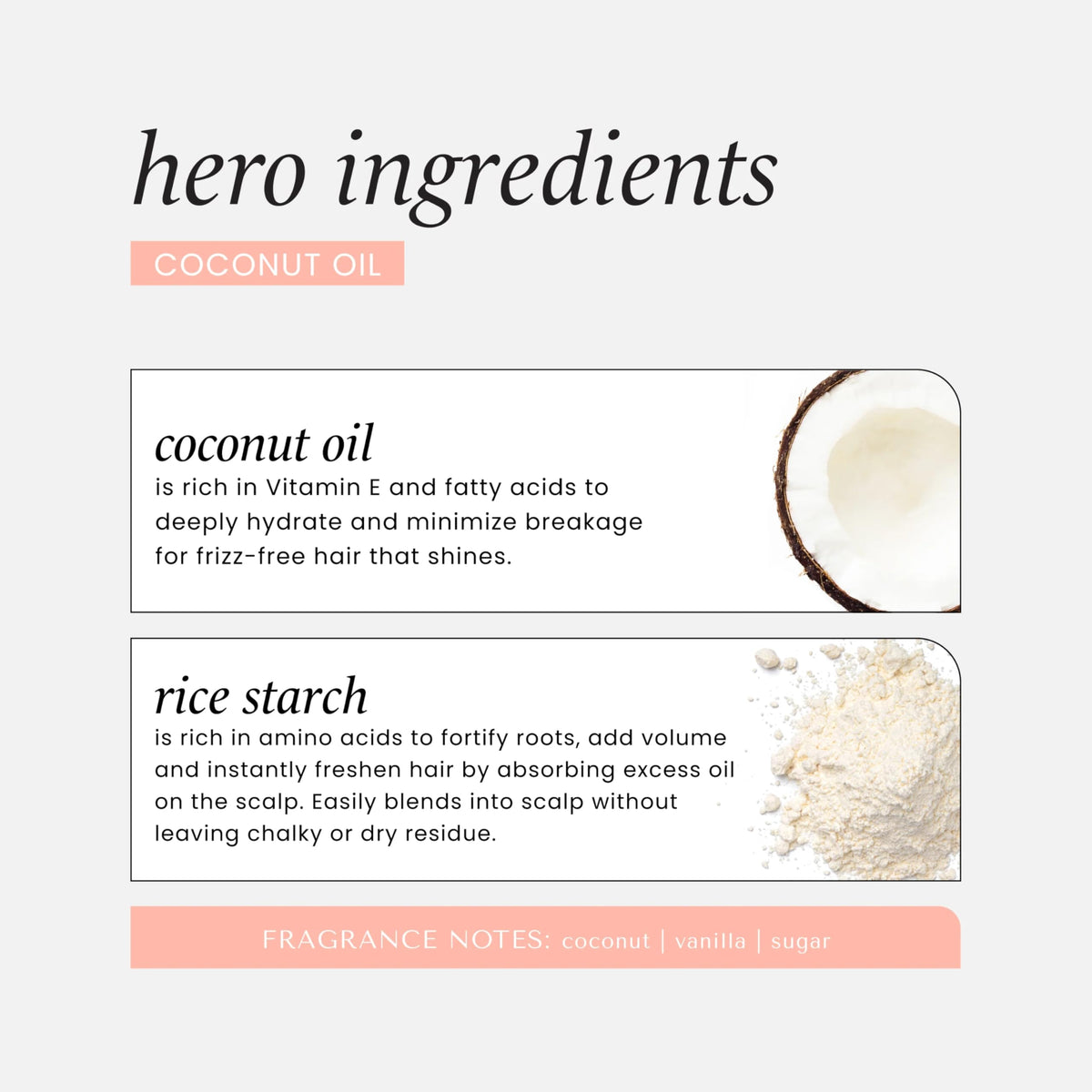 HASK Hydrate Coconut Dry Shampoo, 4.3 oz