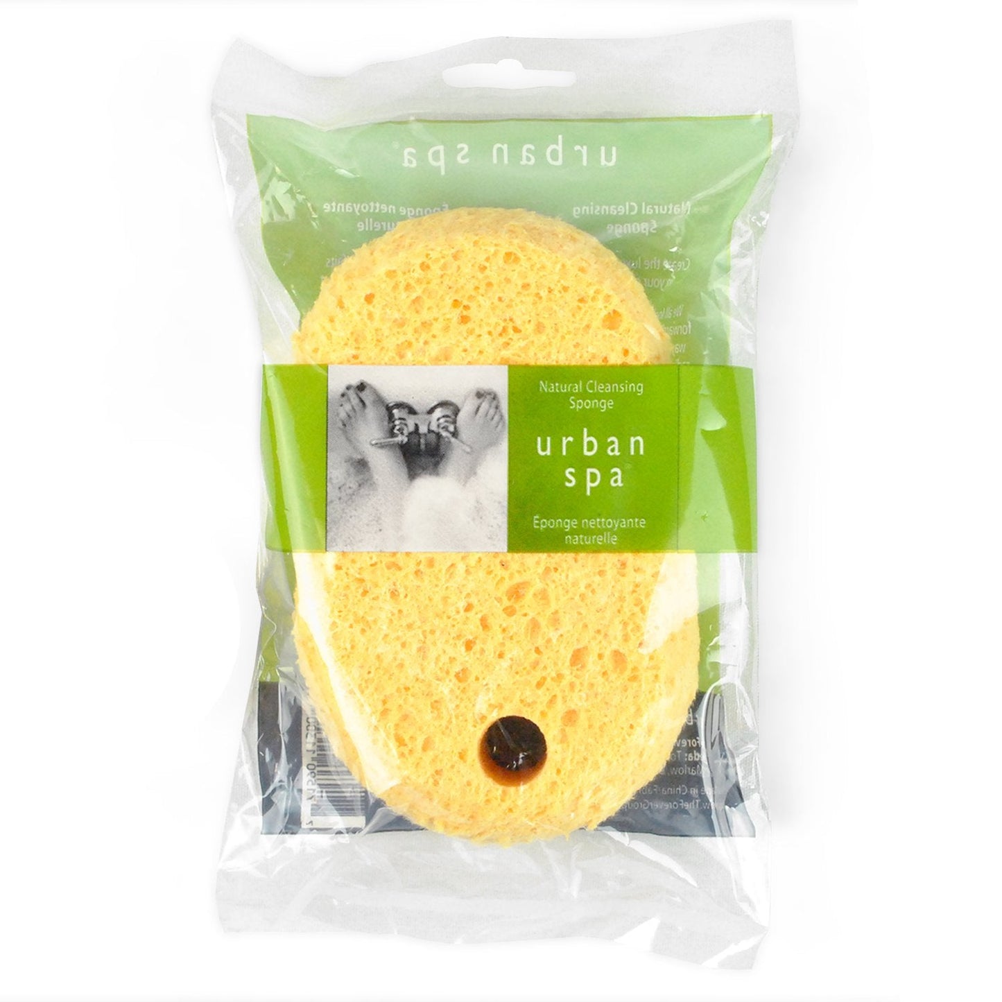 Urban Spa Natural Cleansing Sponge For Shower, Bath, Exfoliating and Cleansing Beauty and Personal Care Urban Spa