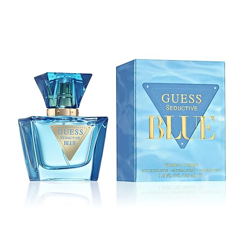 Guess Seductive Blue Women/Femme Eau de Toilette Perfume Spray For Women, 1.0 Fl. Oz. Beauty & Personal Care GUESS