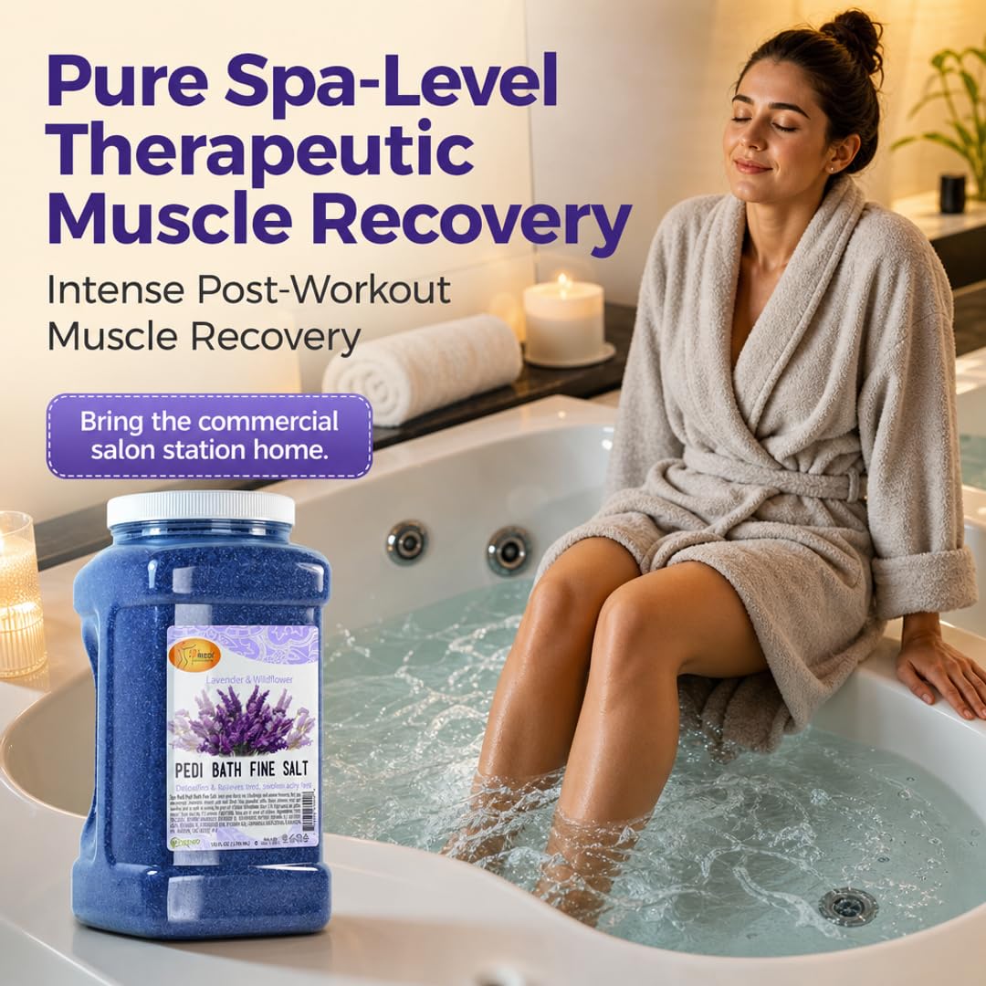 SPA REDI Foot Soak for Pedicure Preparation & Therapeutic Foot Treatment - Pure Mineral Power for Superior Detoxification & Deep Skin Nourishment Beauty and Personal Care SPA REDI
