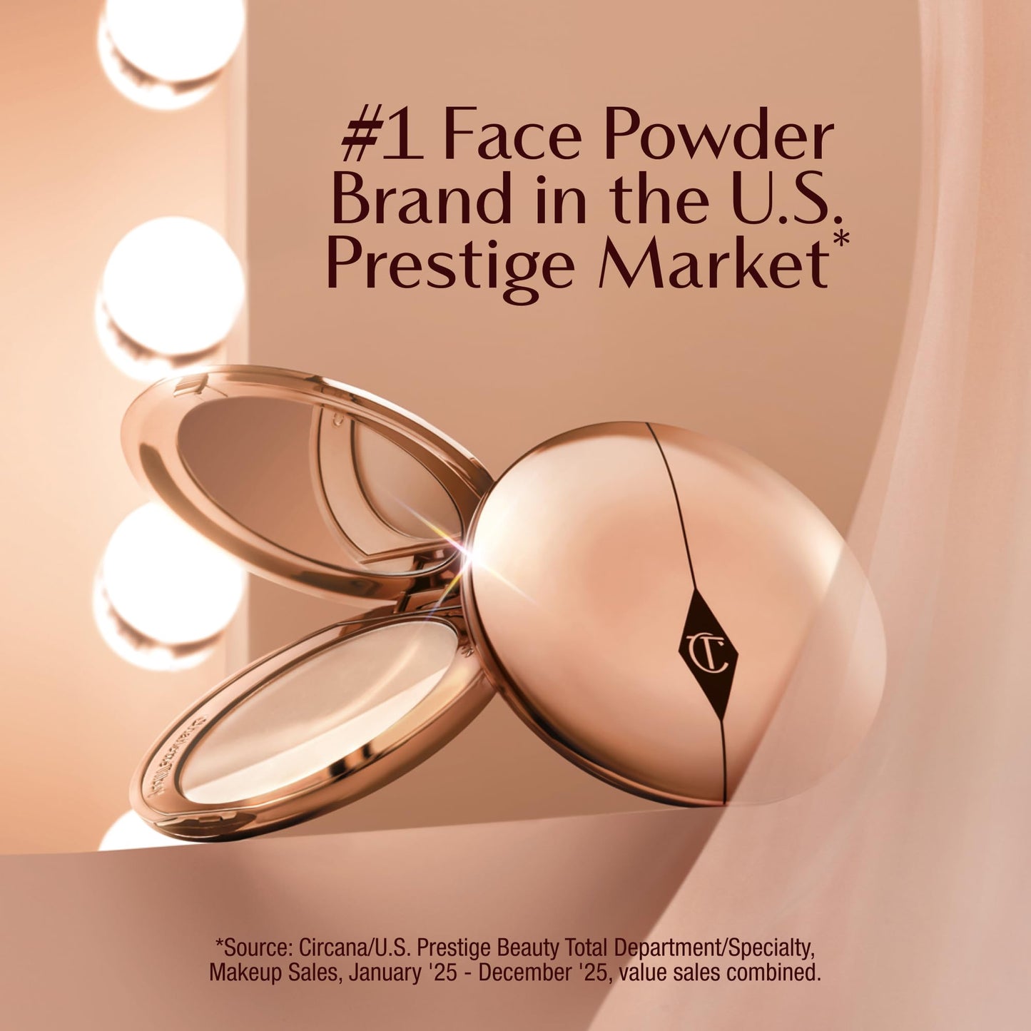 Charlotte Tilbury Airbrush Flawless Finish Setting Powder Refill - Pore-Blurring Pressed Powder for Face Makeup to Minimize Shine with a Soft-Focus Beauty and Personal Care Charlotte Tilbury