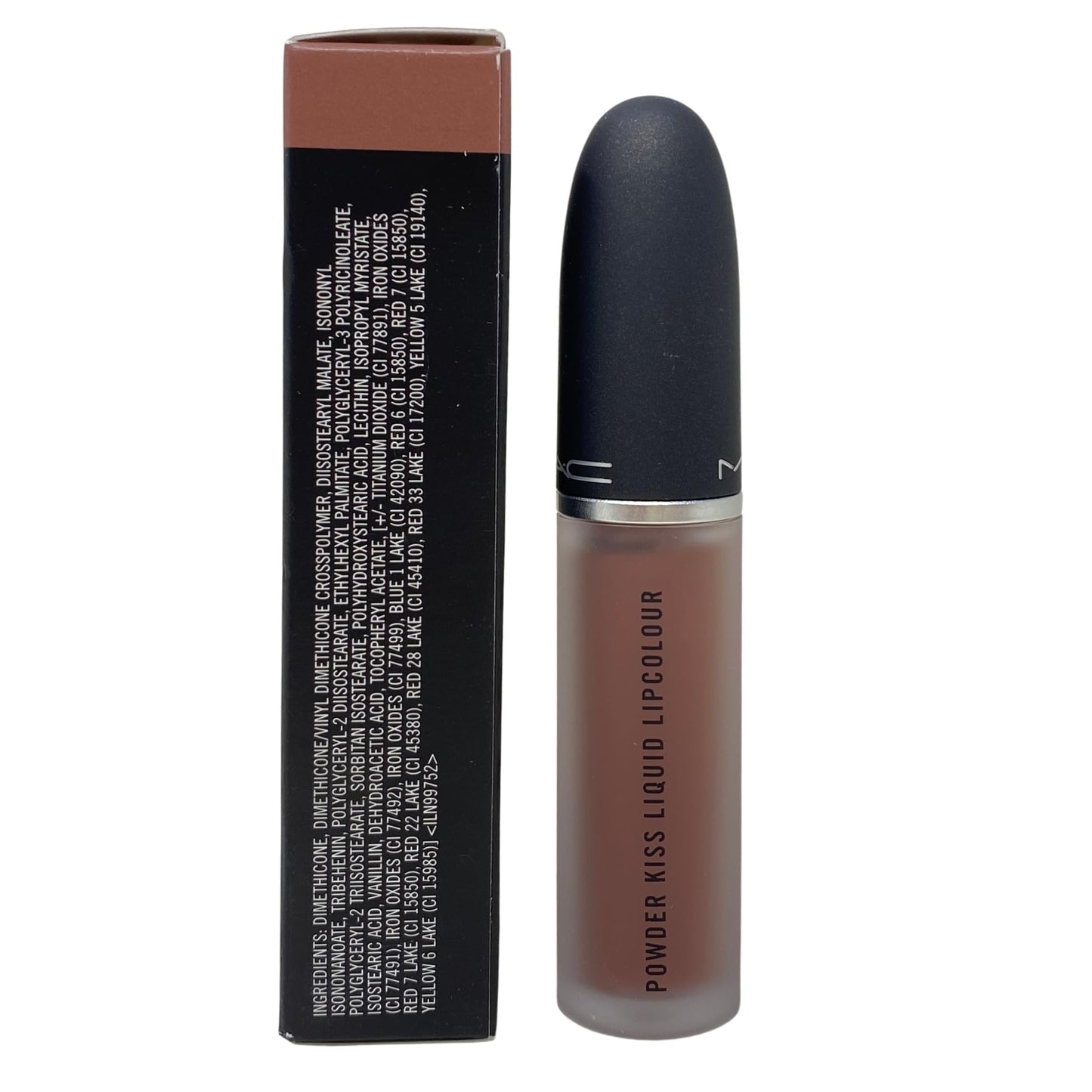 MAC Cosmetics Powder Kiss Liquid Lipcolour - 953 Buffiest (Midtone nudey pink) .17 oz / 5 ml Beauty & Personal Care MAC