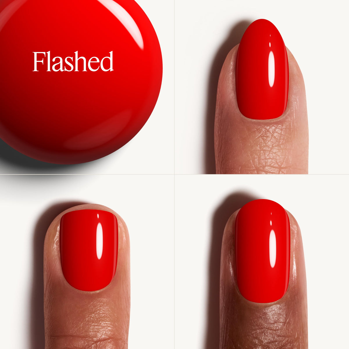 essie Gel Couture Nail Polish, Long Lasting Red Nail Polish, Vegan, Flashed, 0.46 fl oz