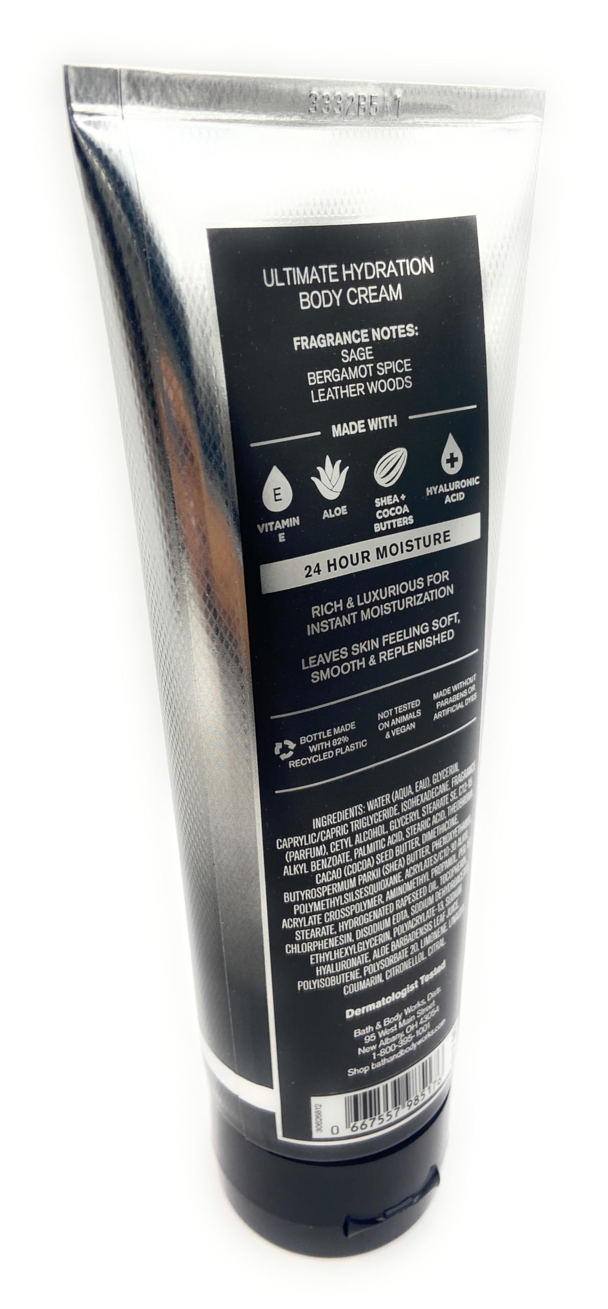 Bath and Body Works Graphite 24 Hour Moisturizing Body Cream - 8 oz / 226 g Beauty & Personal Care Bath & Body Works