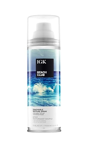 IGK BEACH CLUB Volumizing Texture Spray, volumizing hair products, hair spray flexible hold, beach waves spray, beach wave spray for hair, 5 Oz Beauty & Personal Care IGK