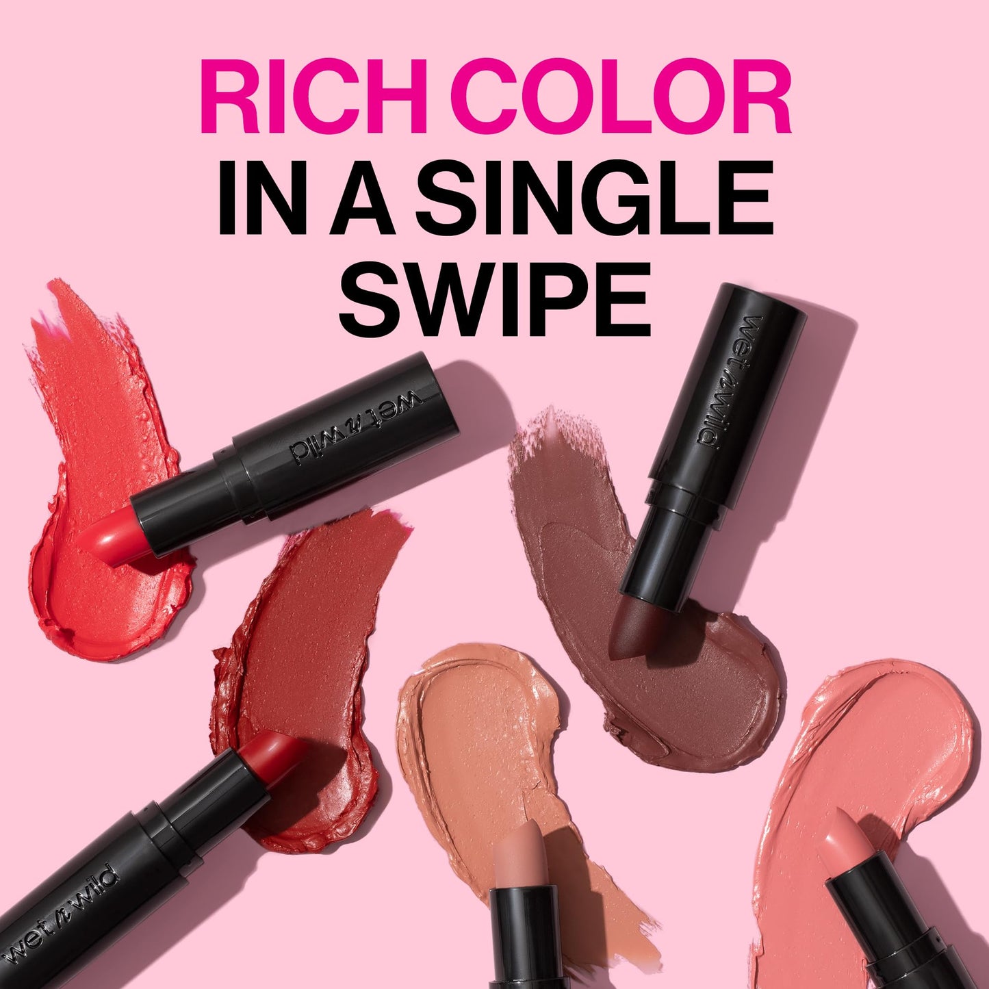 wet n wild Mega Last Matte Lip Color, Semi Matte Hyaluronic Acid Infused, Long Lasting Full Coverage for a Nourishing Pout, Cruelty-Free & Vegan - Beauty & Personal Care wet n wild