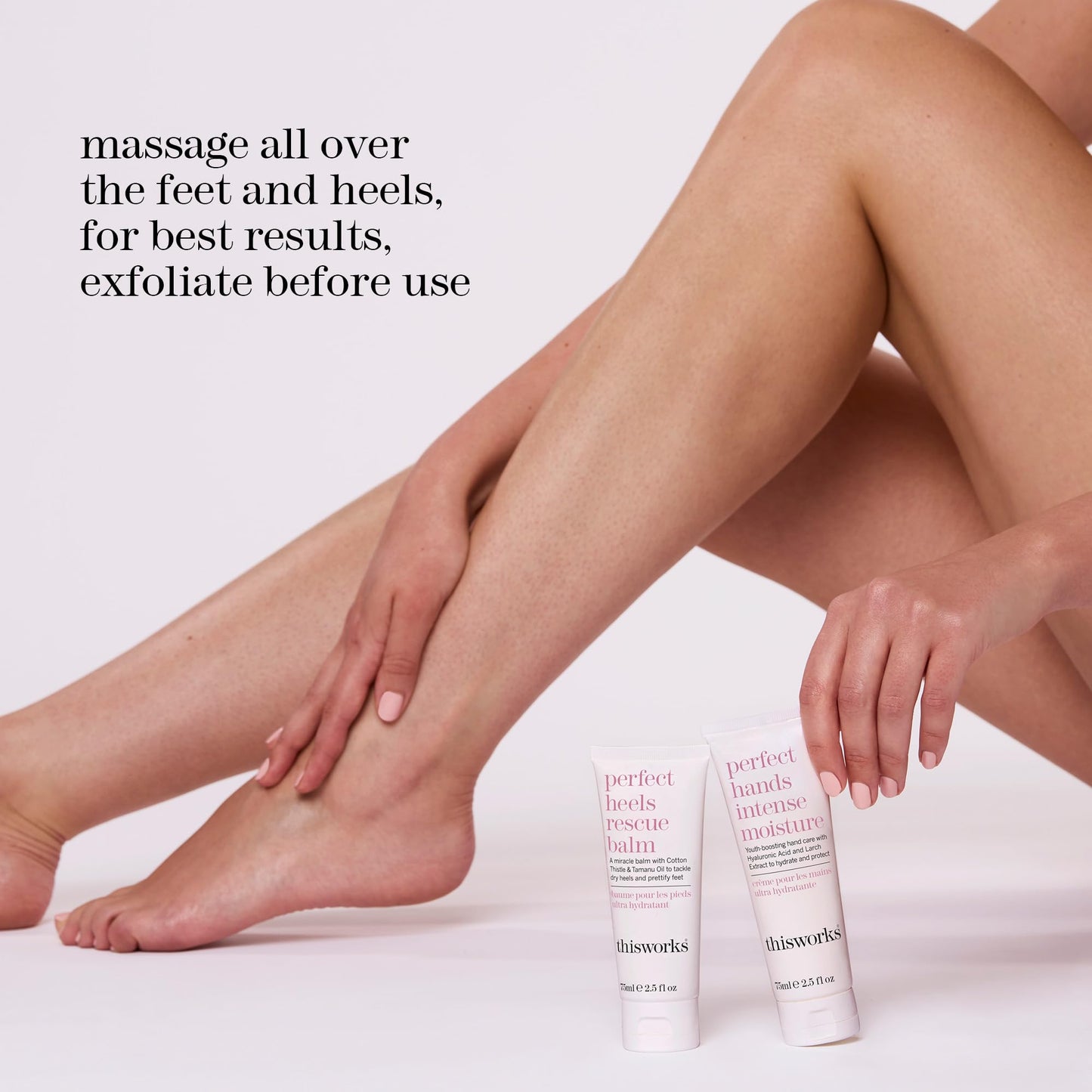 THISWORKS Perfect Heels Rescue Balm: A Natural Vegan Formula to Nourish, Repair and Moisturise with Cotton Thistle, Lemon and Lavender Essential Oils Beauty & Personal Care THISWORKS