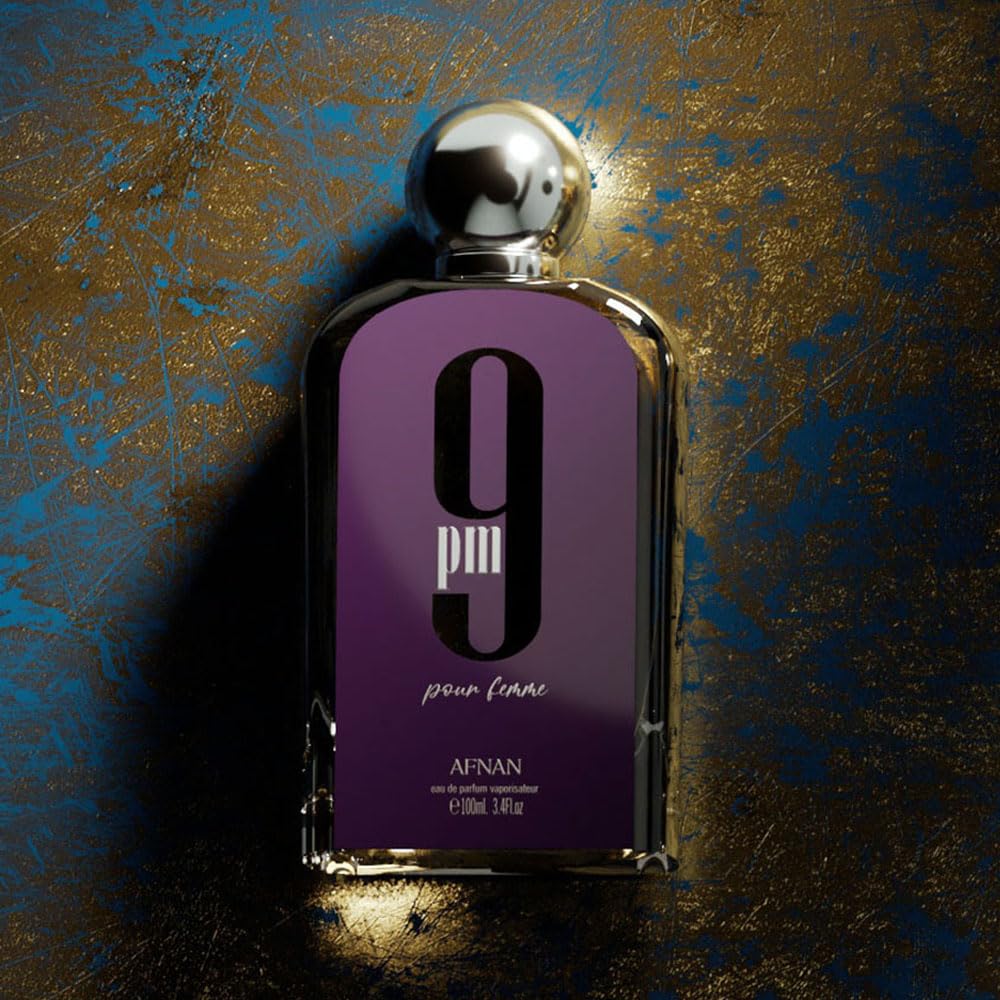 Afnan 9 PM Pour Femme Eau De Parfum, 3.4 Fl. Oz Beauty & Personal Care Afnan