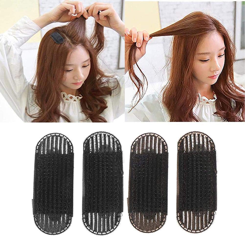 4pcs Bangs Mat Hair Clips Sponge Bump It Up Volume Base, Fluffy Cushion Hairpins for Women Girls Beauty & Personal Care Shiker