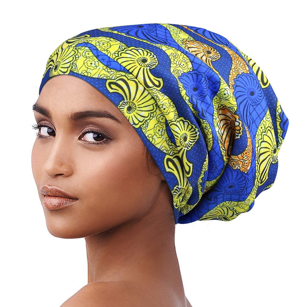 Curly Hair Head Wrap for Sleeping Women Satin Scarf Turban Beauty and Personal Care Alnorm