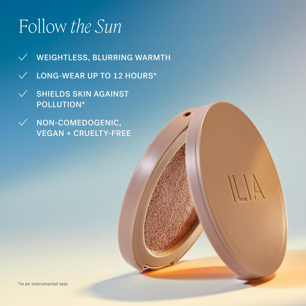 ILIA - Sunshift Cream Bronzer (Bask | Rich rosy bronze)