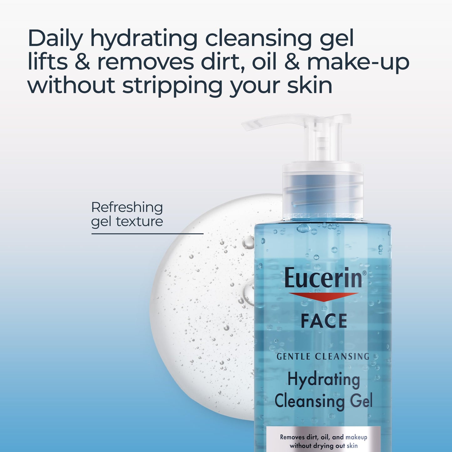 Eucerin Gentle Cleansing Hydrating Gel Cleanser, 13.5 Fl Oz Bottle Beauty & Personal Care Eucerin