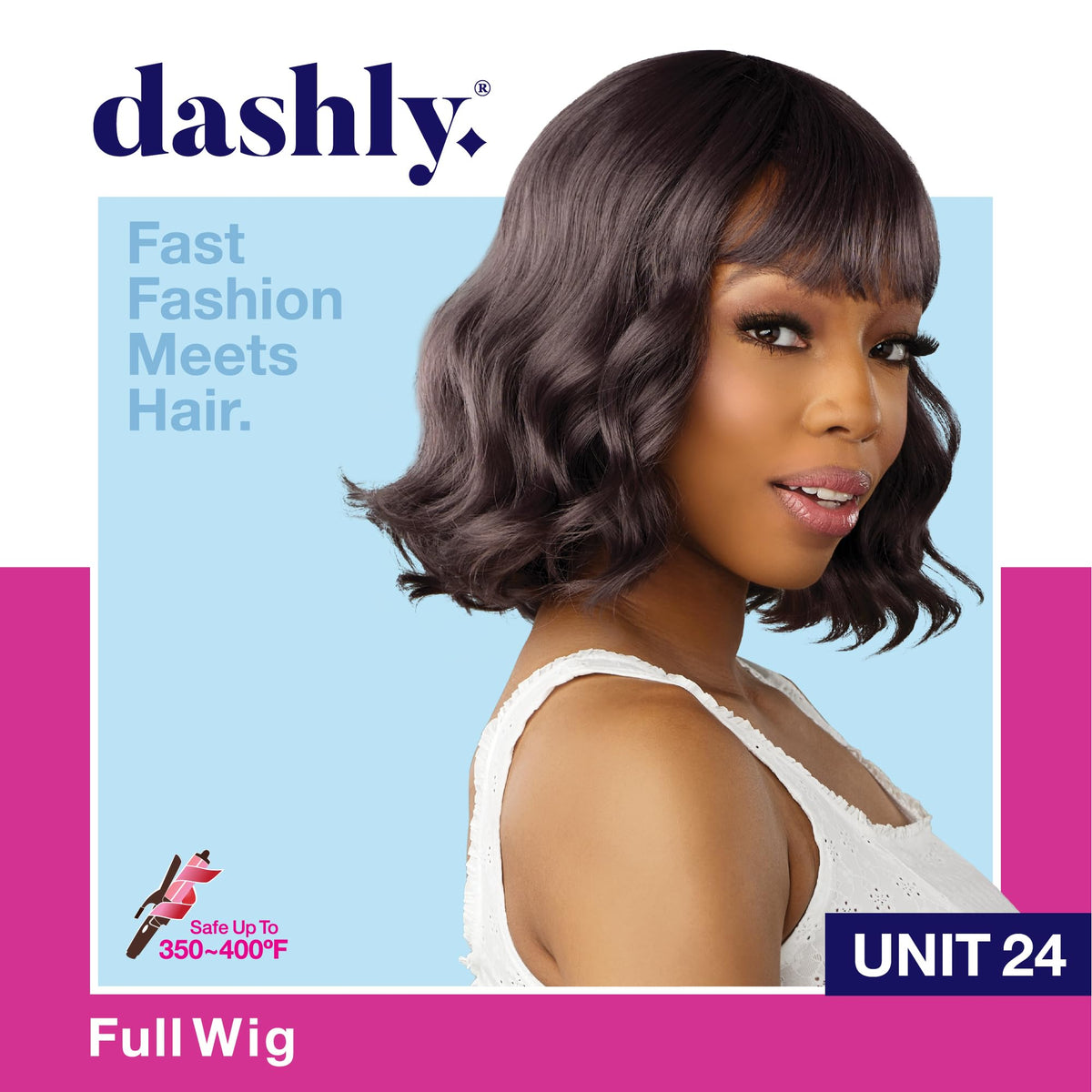 Sensationnel Dashly Wig-Unit 24, 1 JETBLACK