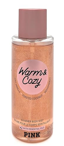 Victoria's Secret Pink Warm & Cozy Shimmer Scented Body Mist 8.4 Fluid Ounce Spray Beauty & Personal Care Victoria's Secret