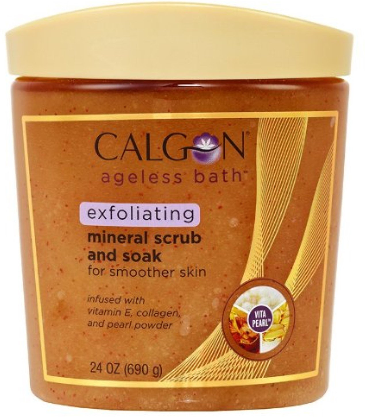 Calgon Ageless Bath Exfoliating Mineral Scrub and Soak, 24 Ounce Beauty & Personal Care Calgon
