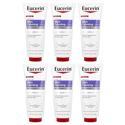 Eucerin Creme Skin Calming 14 Ounce Tube (Fragrance-Free) (414ml) (6 Pack) Beauty & Personal Care Eucerin