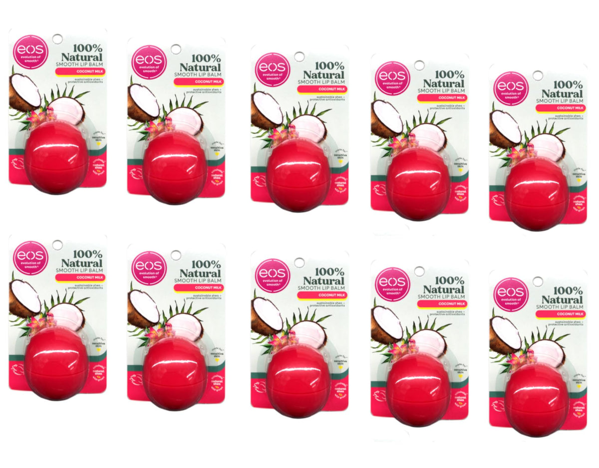 eos Coconut Milk Lip Balm 0.25 Oz. (Pack of 10) Beauty & Personal Care eos