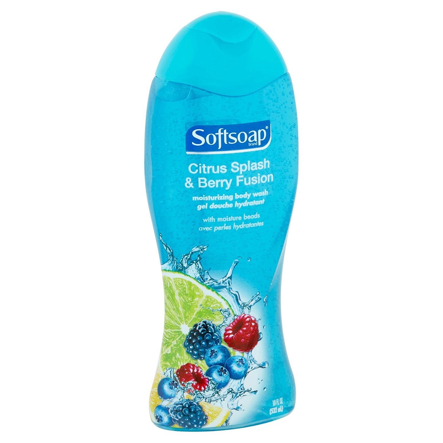 Softsoap Moisturizing Body Wash - Citrus Splash & Berry Fusion - Net Wt. 18 FL OZ (532 mL) Per Bottle - Pack of 3 Bottles Beauty & Personal Care Softsoap