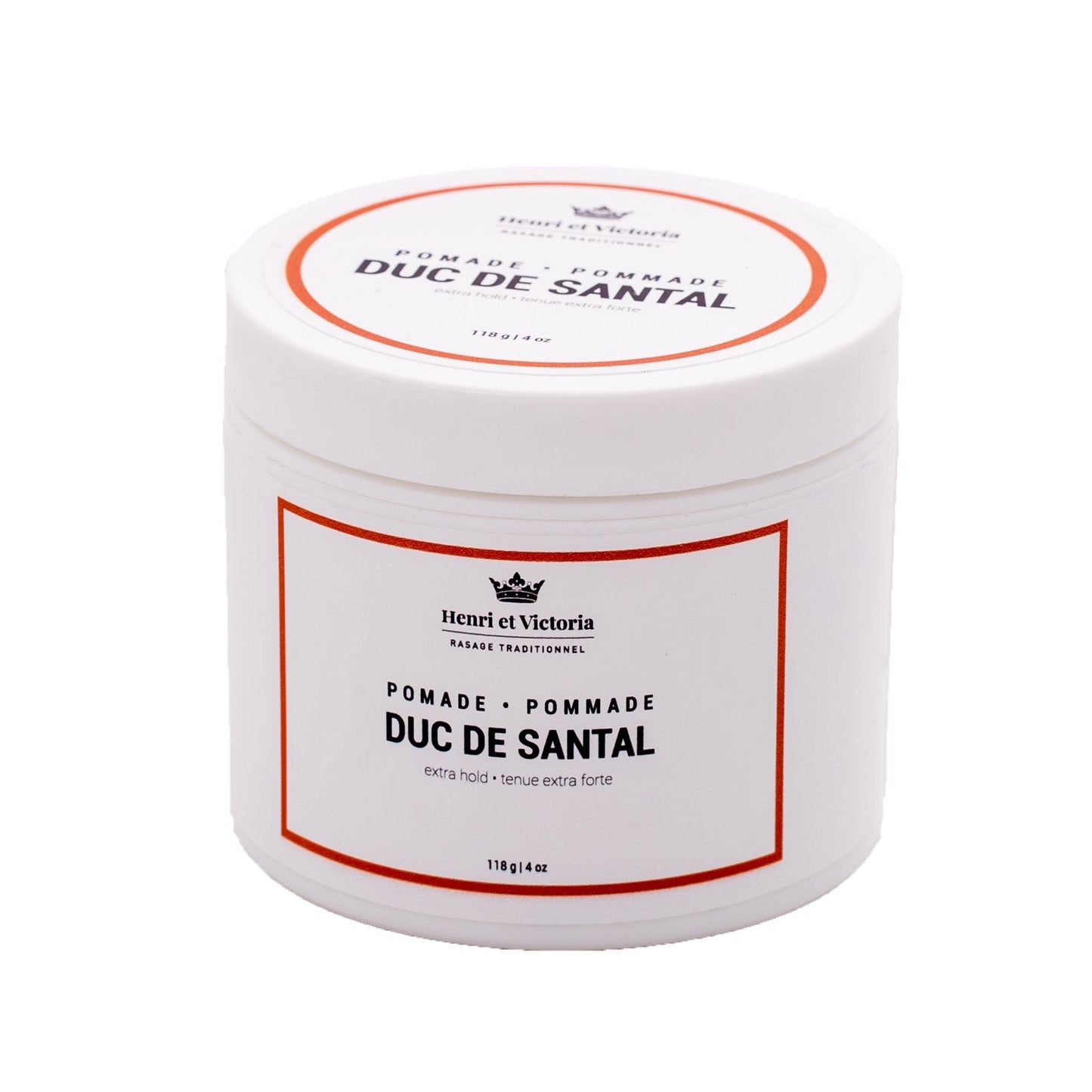 Duc de Santal Hair Pomade for Men for All Hair Styles - Strong Hold and Medium Shine, Water-Based Hair Styling Pomade, Adds Texture & Thickness Beauty & Personal Care HENRI ET VICTORIA